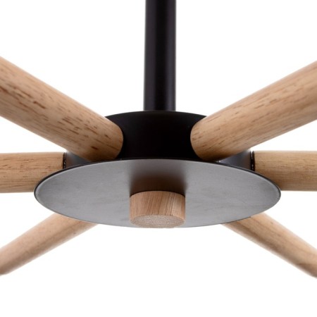 Chandelier 1047/6BK E27 60W Black 76x76x50 cm Bayerlux-3