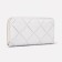 Women's wallet with lightning, white color
