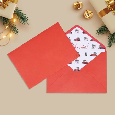 A set of gift envelopes "Happy New Year", 16 pieces, 11 x 15 cm, New Year-25
