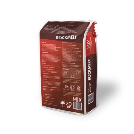 Anti -alter reagent Rockmelt Mix, 20 kg, universal, multicomponent, operates up to -30 ° C, in the package-1