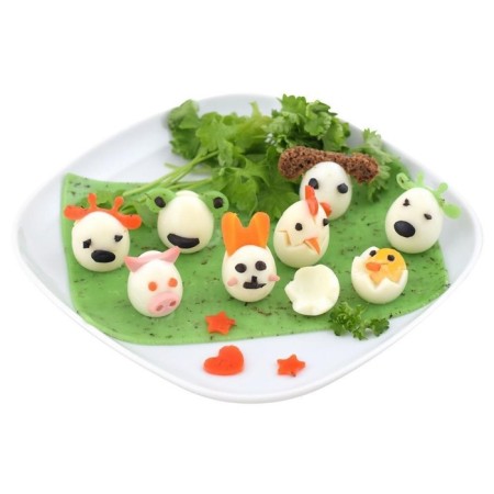 Stencil for decorating dishes "Fun"-2