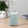 VAZ Ceramics "Liam" Nature, D-8.5x10 cm H-18 cm, white and blue