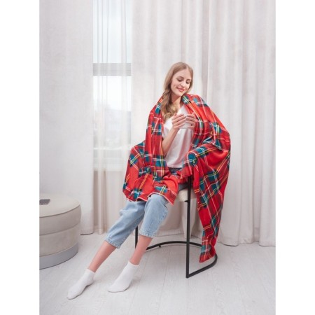 Shotlandiya plaid, size 200x220 cm-5