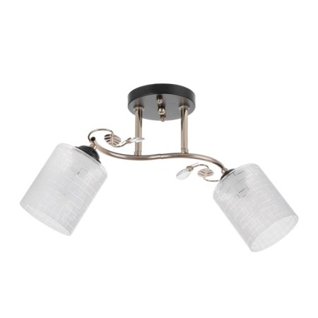 Chandelier 1188/2 E27 40W gold-black 48x15x24 cm