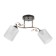 Chandelier 1188/2 E27 40W gold-black 48x15x24 cm