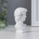 Souvenir Polystone "Bust David" White 4.7x4.5x7.8 cm