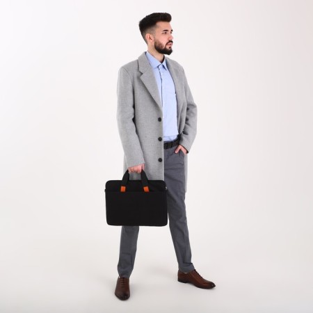 Laptop bag, black color-5