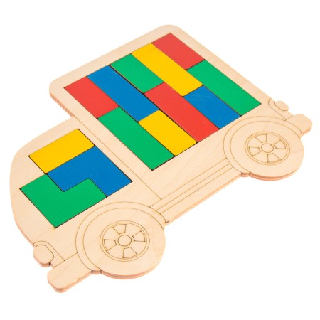 Mosaic puzzle "Truck"-3