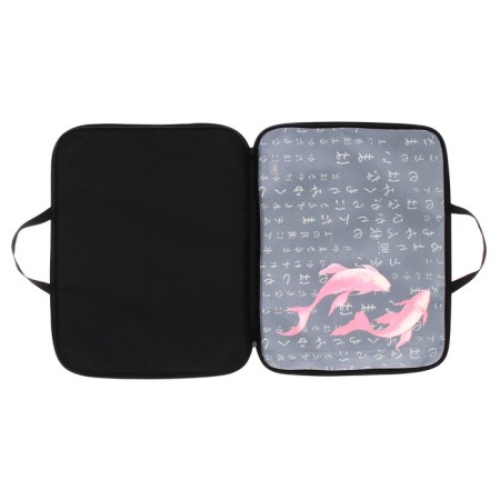 A3 folder with handles textiles 20 mm 470*350 mm Calligrata univ "fish"-5
