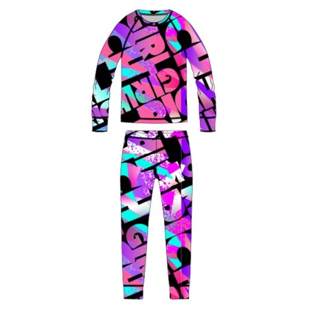 Thermal complex for girls: trousers, sweatshirt, height 164 cm-7