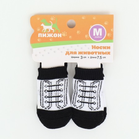 Non -slip socks, size m (3/4 * 7 cm), set 4 pcs, sneakers-2