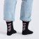 New Year's socks Minaku "Snowmen", black color, size 36-37 (23 cm)