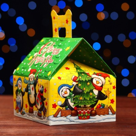 Gift box "New Year's friends", 13.3 x 11.6 x 12.6 cm-2