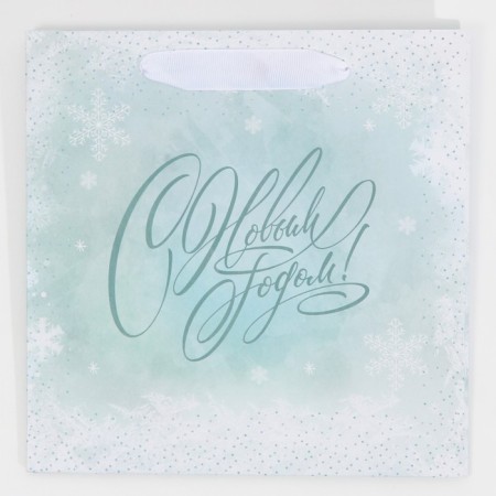 Laminated square "Blizzard", 22 x 22 x 11 cm, New Year-5