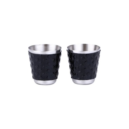 Gift set 5 in 1 "rhombus": Flake 270 ml + funnel, 2 glasses, a folding cup d = 5 cm-2