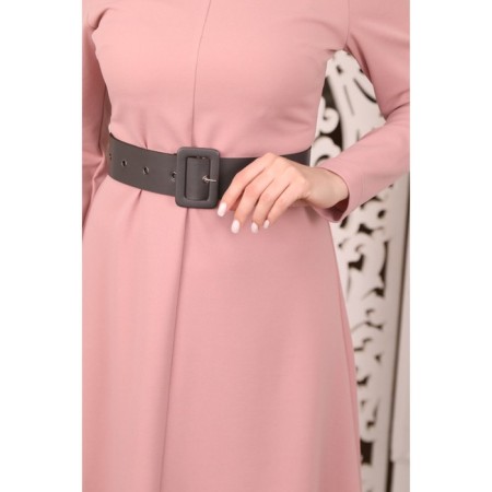 Women's dress, size 48, pink color-5