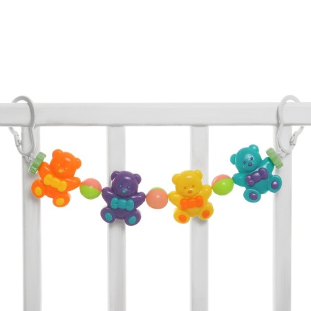 Stretching to a stroller/crib "Funny Bear", 4 toys, crumb me-1