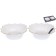 A set of curly salad bowls Balsford "Grace", porcelain, d = 16 cm, 2 pcs