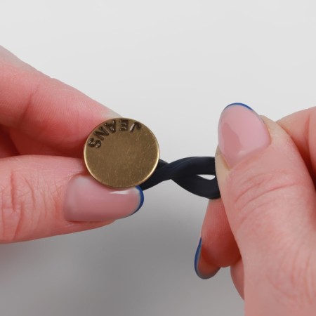 Button "Jeans" to expand the belt, 17 mm, antique color-2