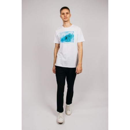 Male T -shirt, size 48, white color
