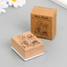 Printing wood, rubber 