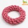 Cable toy "Ring", 250 g, up to 20 cm, red/white