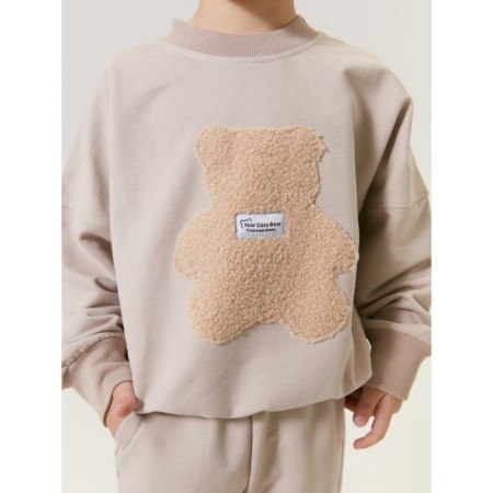 Children's suit Amarobaby Teddy, height 122 cm, beige color-8