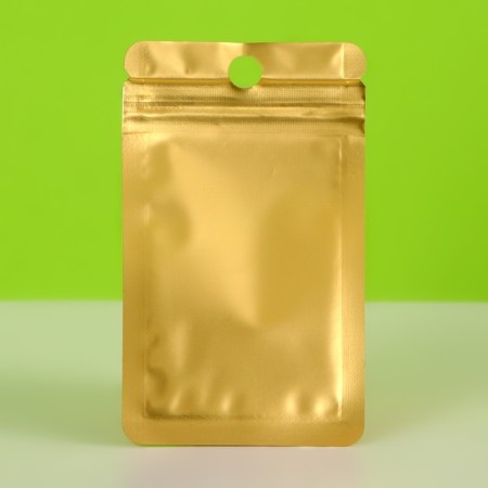 SIP-LOK package with a window, with Euroslot, gold, 5.5 x 9.5 cm-3