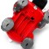 Robot Dog "Duke" IQ Bot, interactive: light and sound effects, on batteries, red