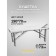 Cosmetological couch with a face-stro-stroong face hole, three-section, size 190 × 70 × 73 cm, white color