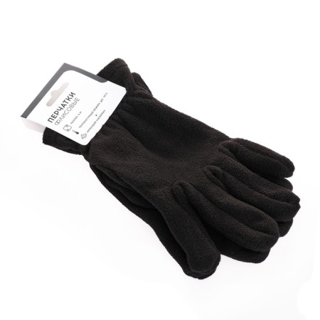 Gloves fleece, black color, size L-XL-8