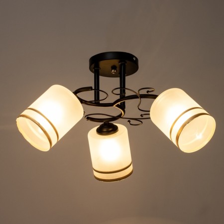 Marty chandelier 3he27 40w Black 48x48x26 cm-2