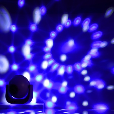 Light device "Karaoke" 20 cm, speaker, microphone, glow RGB, 5 V-2