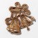 New Year! New Year's Brooch "Bells", the color is red-green in gold