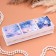 Casket "Chrysanthemum", white, 23 x 7.5 x 5 cm, triple, lacquer miniature