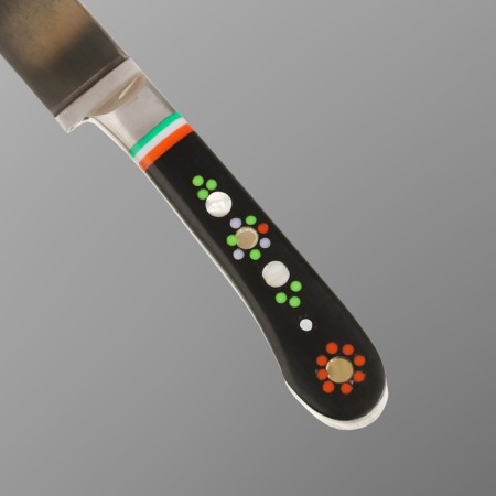 Knife Pchak Sharkhon - Big, Plastic, Erm Mehendi, Garda tin. ShH-15 (16-17 cm)-1