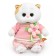 Soft toy "Lee Baby" in a sweatshirt with a flower, 20 cm LB-146