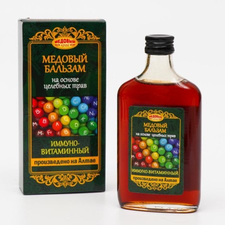 Honey balm "immuno-vitamin" Altai, 250 ml