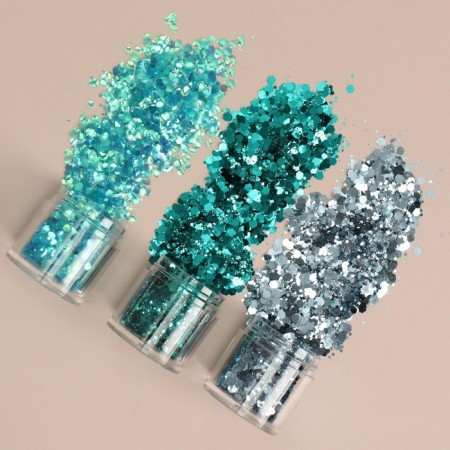 Sequences for the decor "sea glow", large/small, 3 jars-1