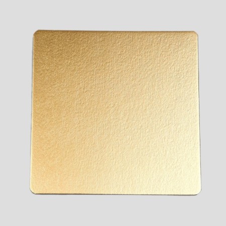 The substrate is reinforced, 28 x 28 cm, gold-mesh, 3.2 mm-1