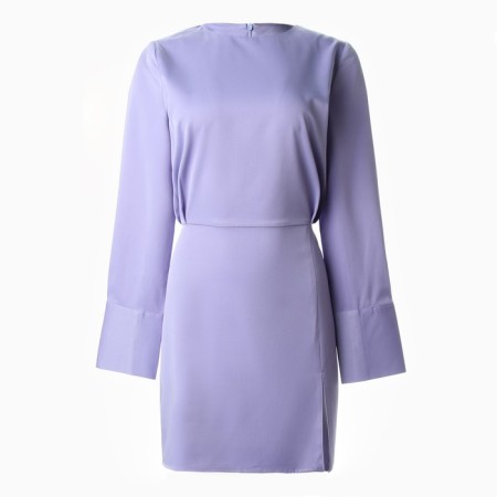 Women's dress Minaku: Silk pleasure Lilac color, rr 44-7