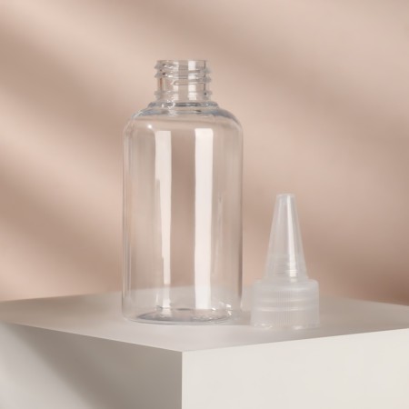 Storage bottle, 90 ml, twist-cover, transparent color-3