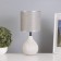 Table lamp "cut" 1x40W E14 gray 15x15x30cm