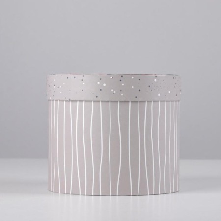 Gift round, packaging, "flowers", 14 x 16 cm-1