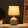Pobeo desktop lamp 1x40W E14 gray 14.5x14.5x24cm