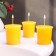 Aromatic candle "Fruit Fusion", fruit merger, set of 5x4.5 cm, 3 pcs