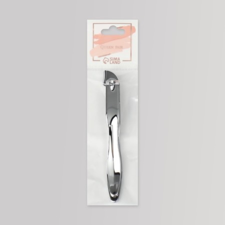 Kusachki - Kniper pedicure, mowed blade, 10 cm, silver color-5