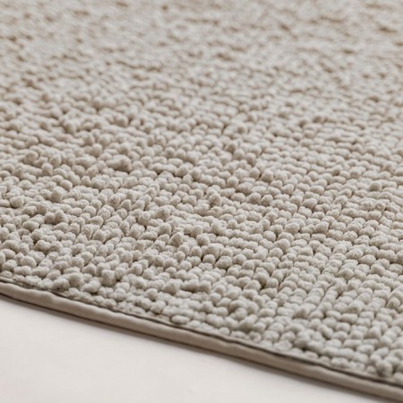 A set of bathtub rugs "Pamp", size 50x60 cm, 60x100 cm, beige color-1