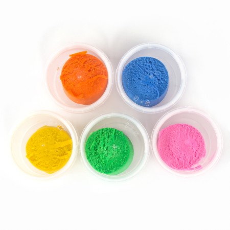 Modeling dough "Plake No. 1", 5 colors of 80 g-4