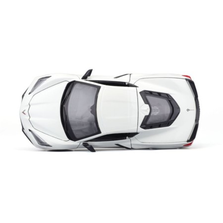 MASTO DIE-CAST 2020 Chevrolet Corvette Stingray Coupe Z51, 1:24, White color-3